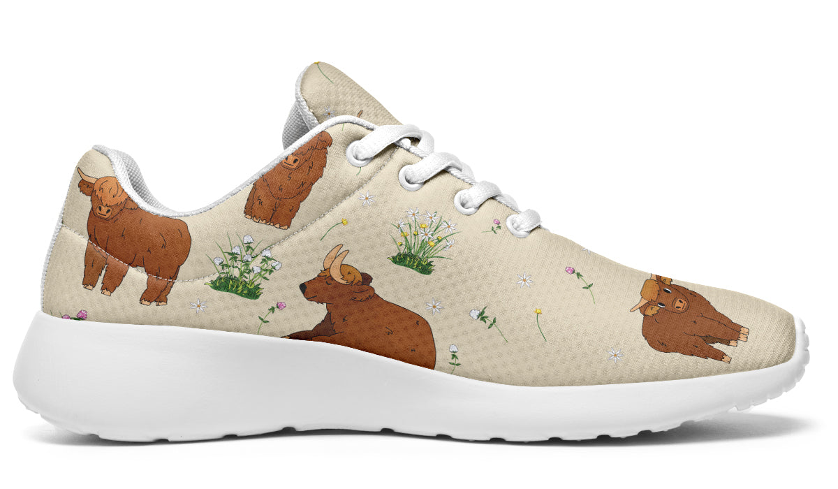 Highland Cows Sneakers