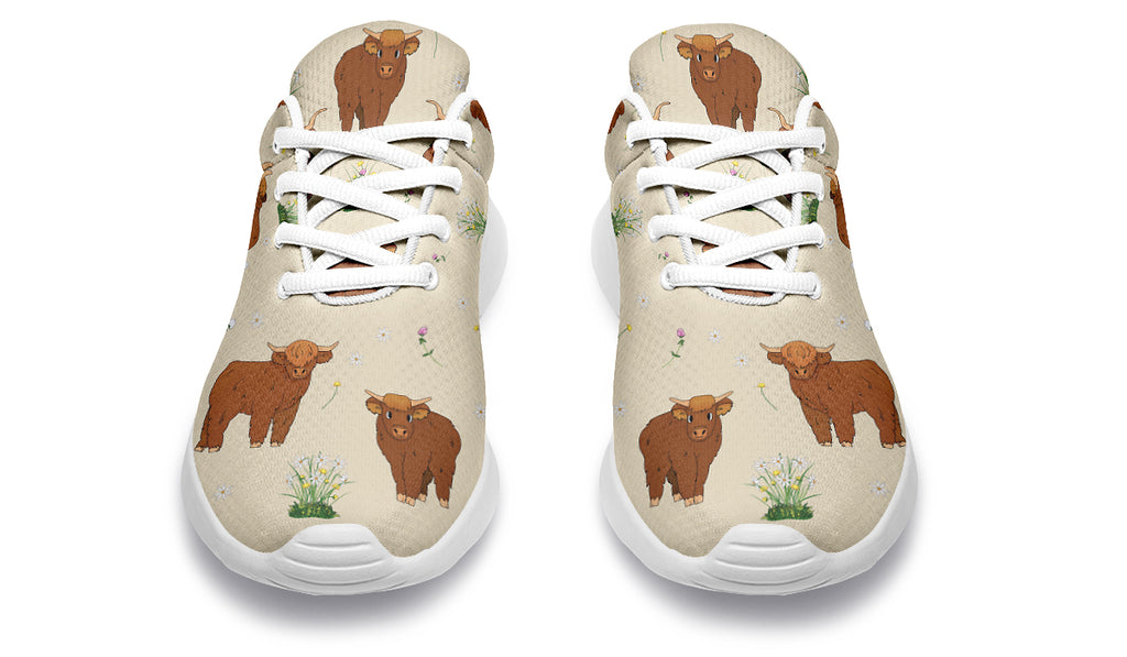 Highland Cows Sneakers