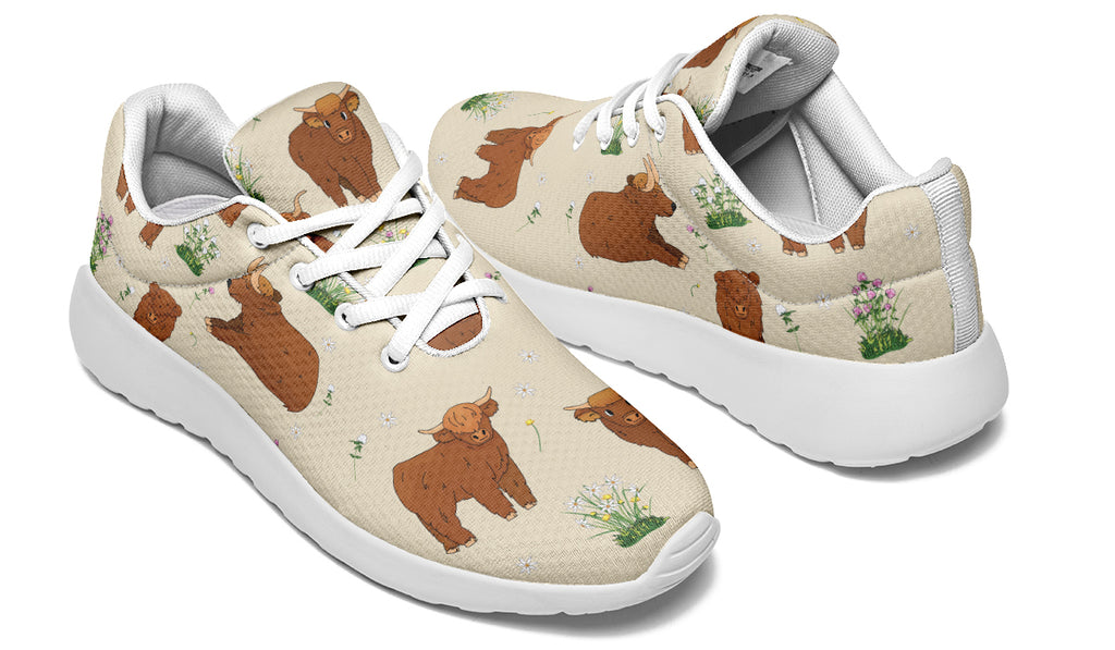 Highland Cows Sneakers