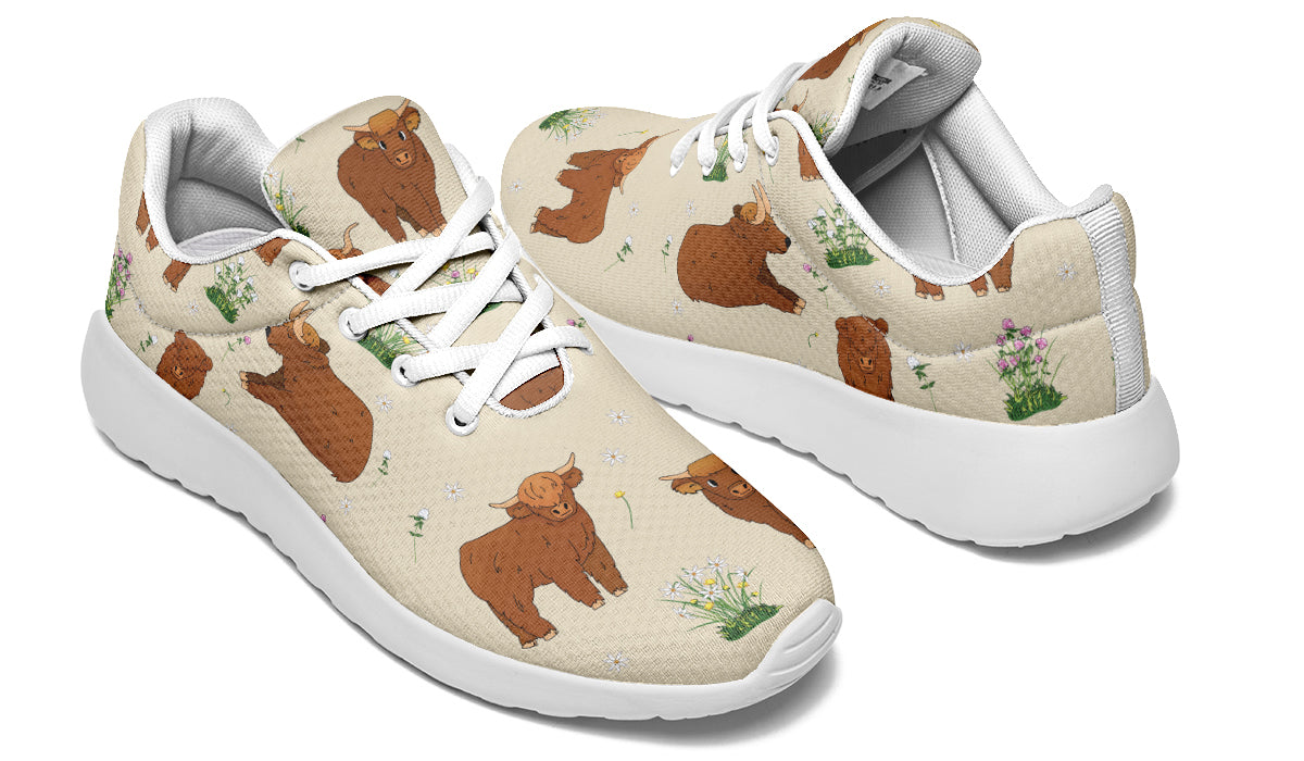 Highland Cows Sneakers