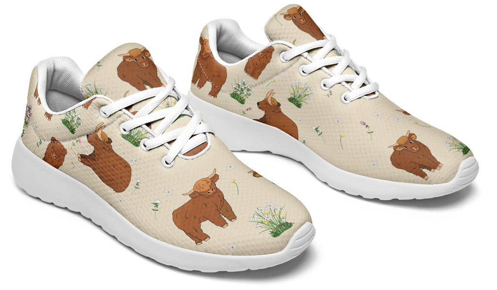 Highland Cows Sneakers
