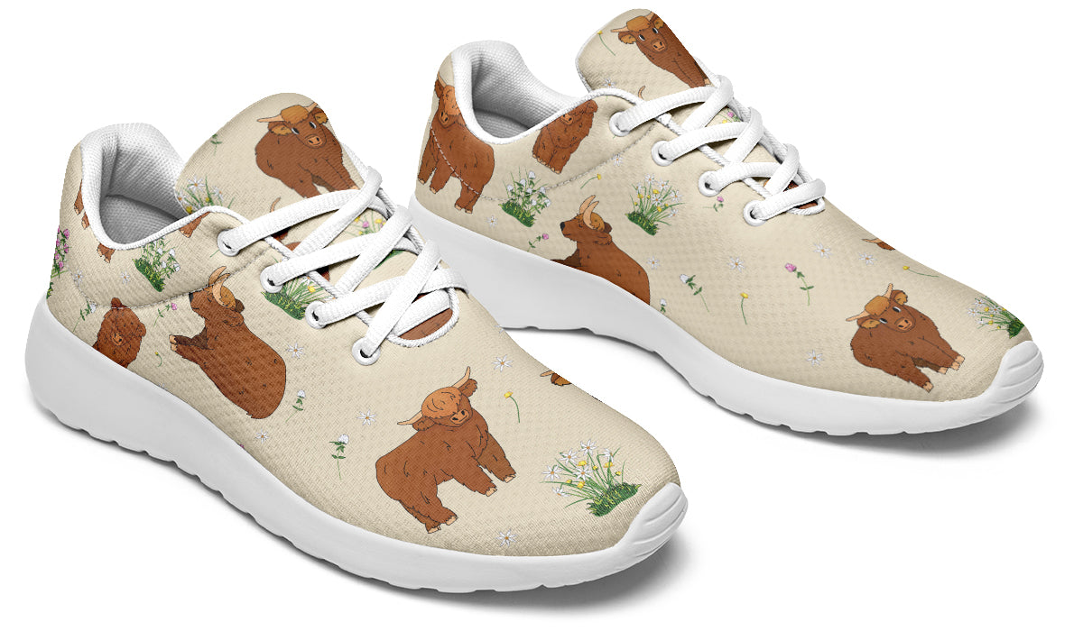 Highland Cows Sneakers