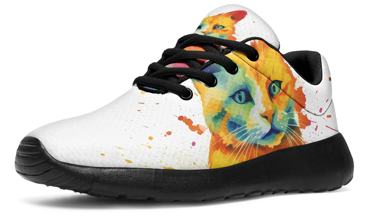 Kitty On My Foot Sneakers - Offbeat Sweetie