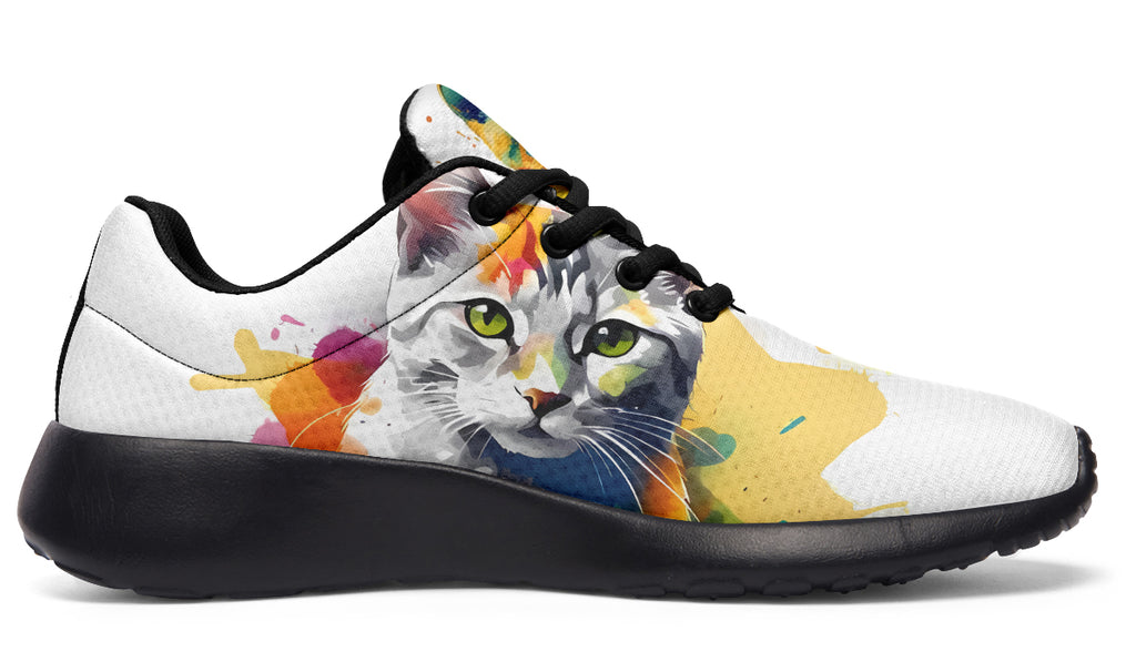 Kitty On My Foot Sneakers - Offbeat Sweetie