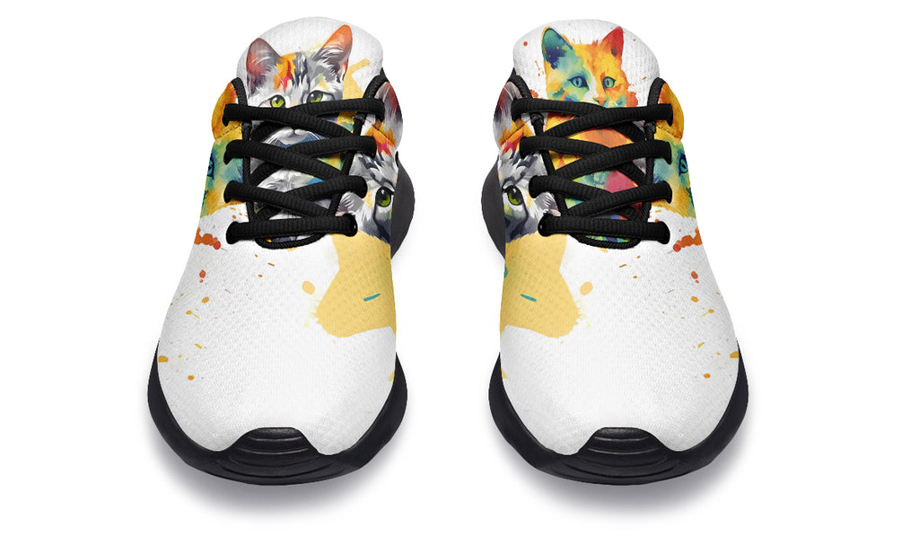 Kitty On My Foot Sneakers - Offbeat Sweetie