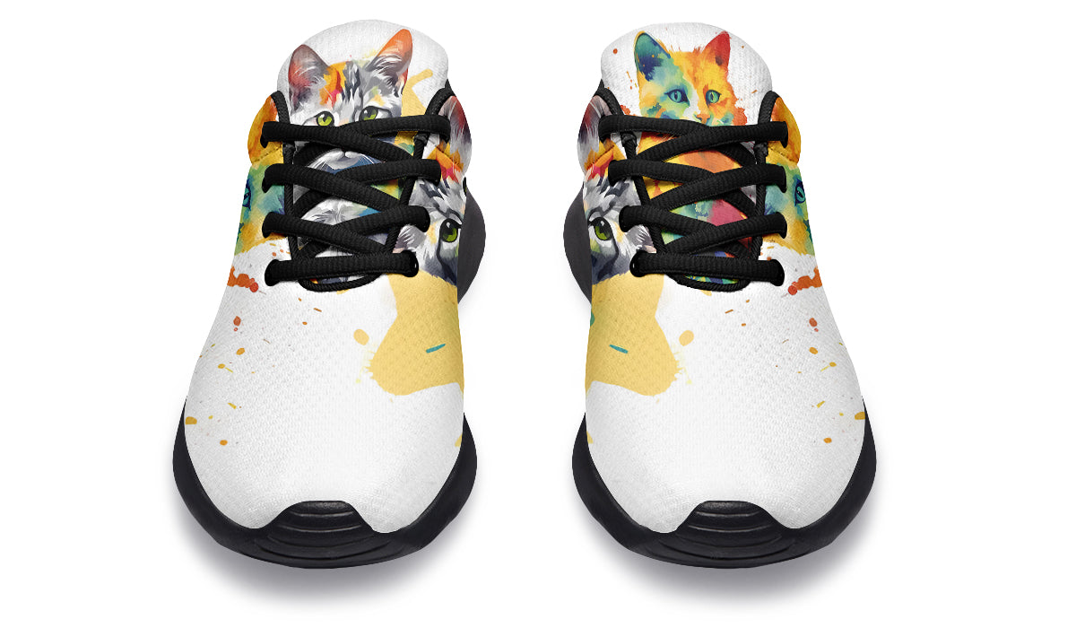 Kitty On My Foot Sneakers - Offbeat Sweetie