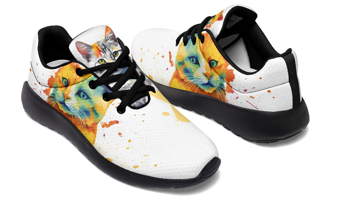 Kitty On My Foot Sneakers - Offbeat Sweetie