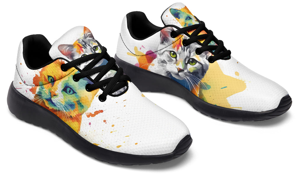 Kitty On My Foot Sneakers - Offbeat Sweetie