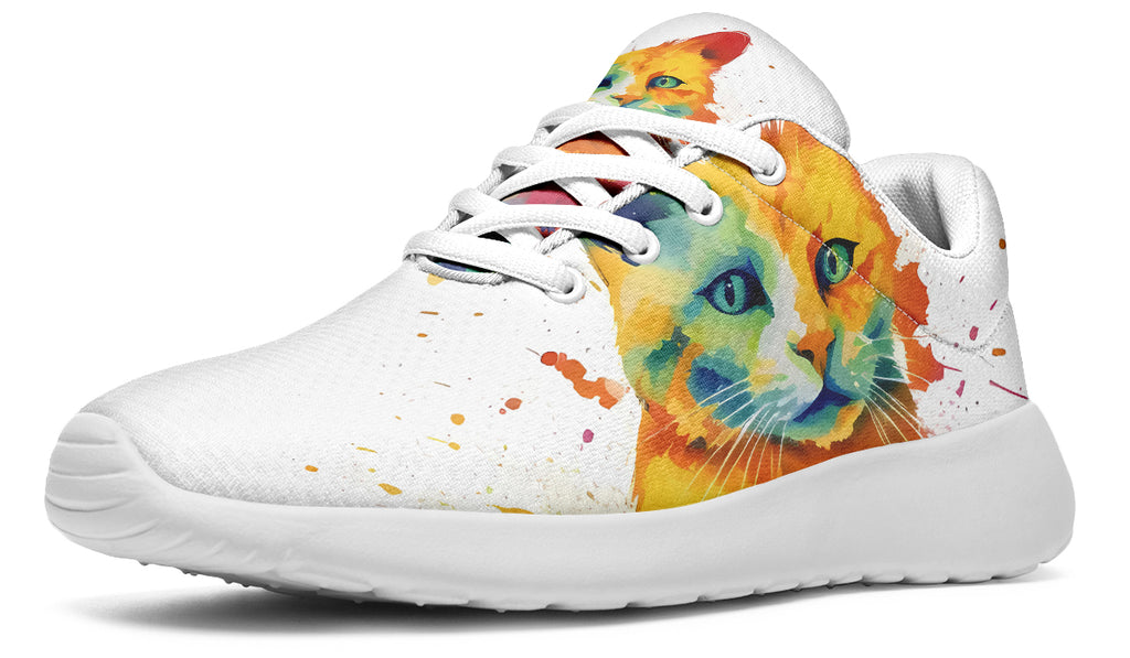 Kitty On My Foot Sneakers - Offbeat Sweetie