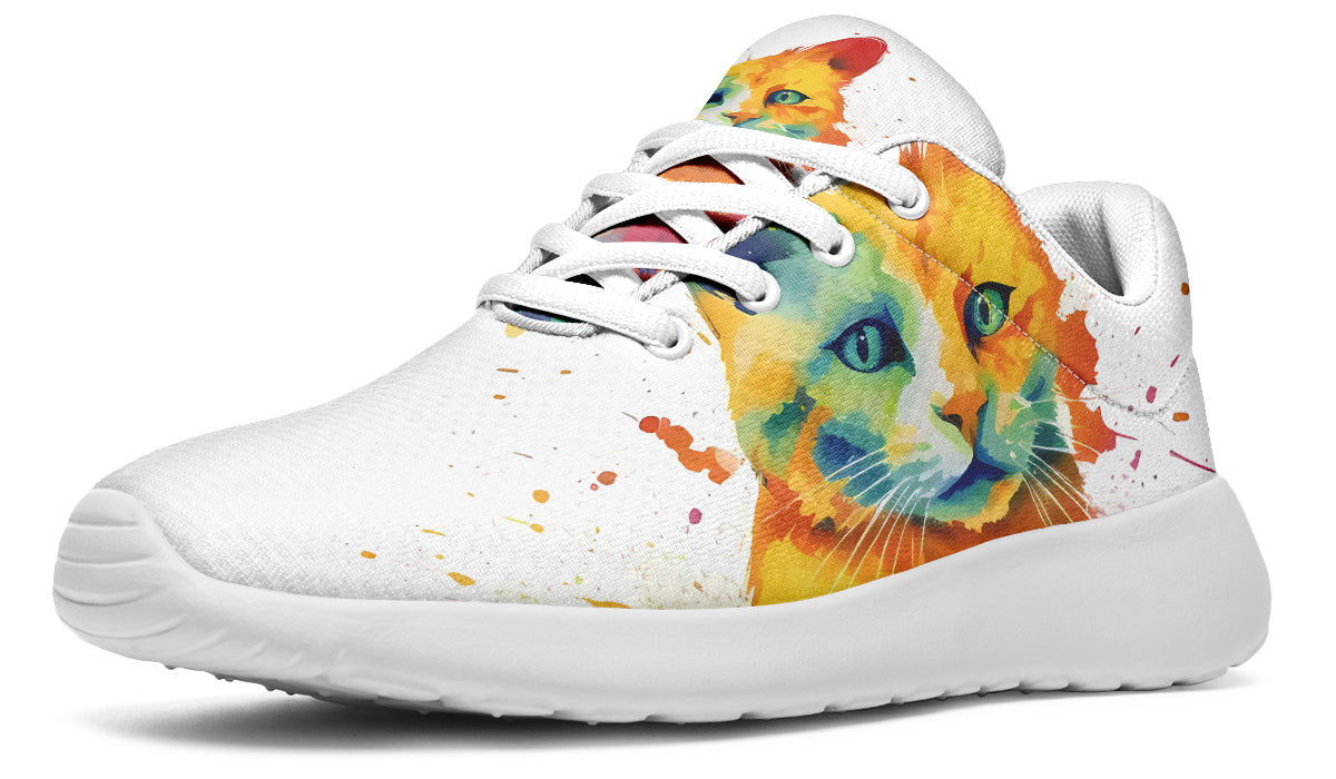 Kitty On My Foot Sneakers - Offbeat Sweetie