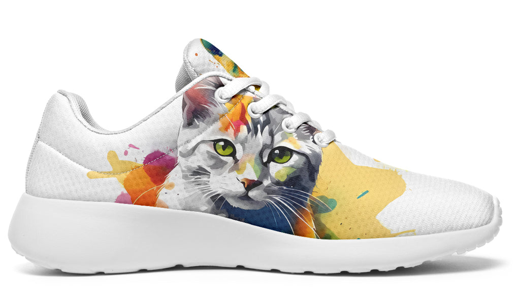 Kitty On My Foot Sneakers - Offbeat Sweetie