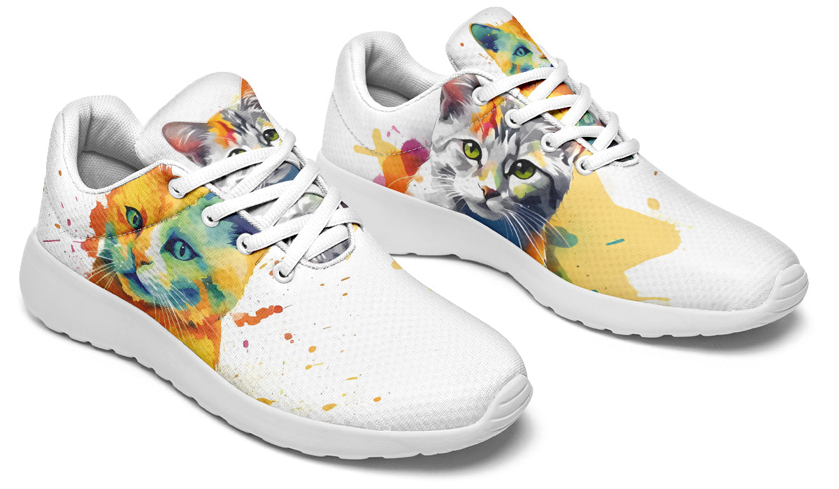Kitty On My Foot Sneakers - Offbeat Sweetie