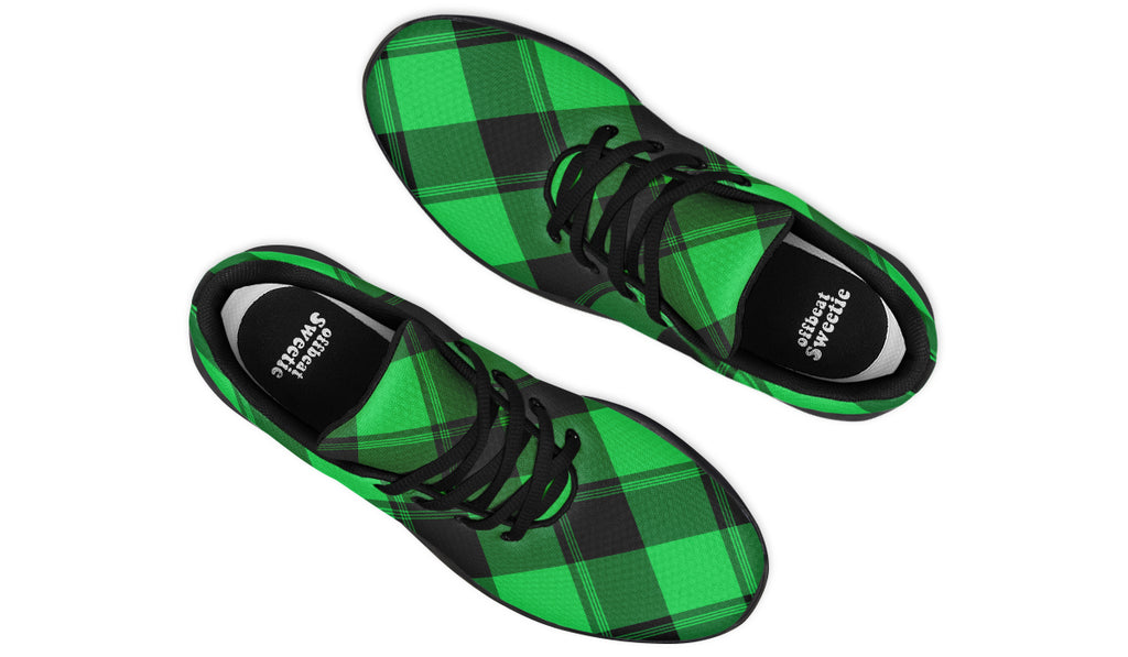 Lucky Green Plaid Sneakers