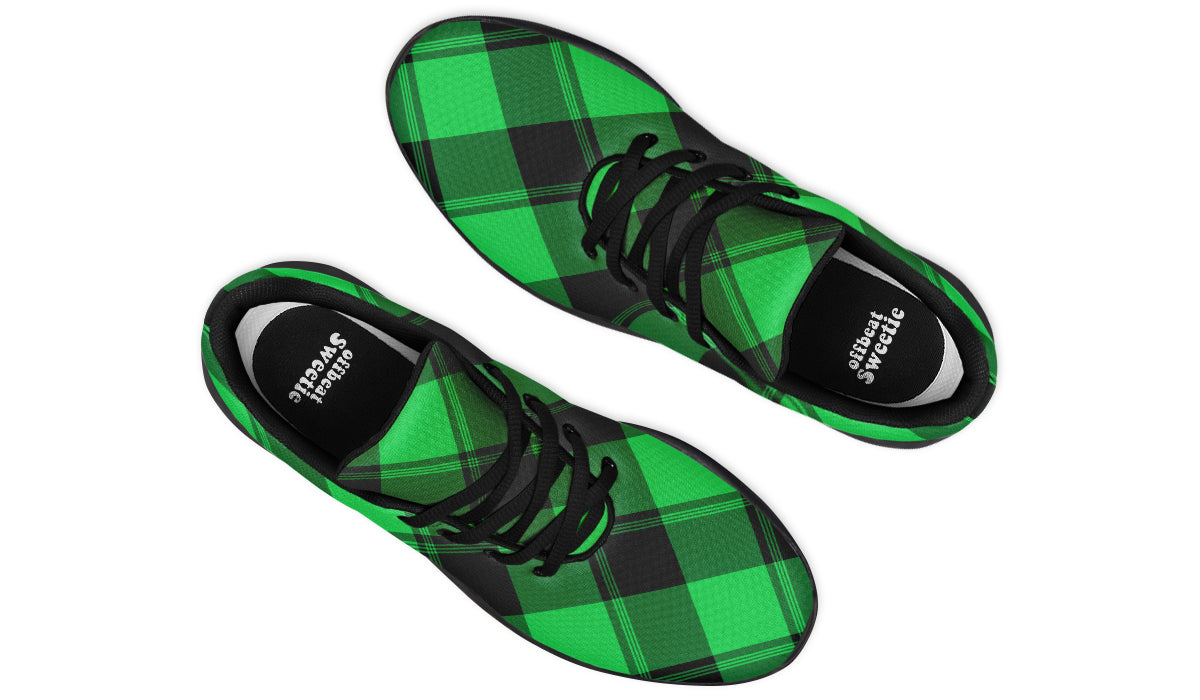Lucky Green Plaid Sneakers