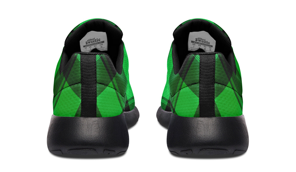 Lucky Green Plaid Sneakers