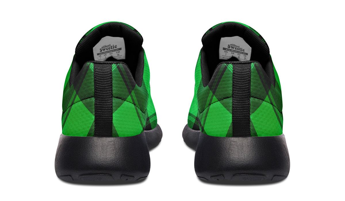 Lucky Green Plaid Sneakers