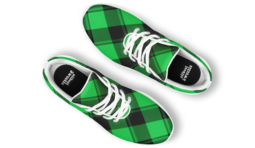 Lucky Green Plaid Sneakers