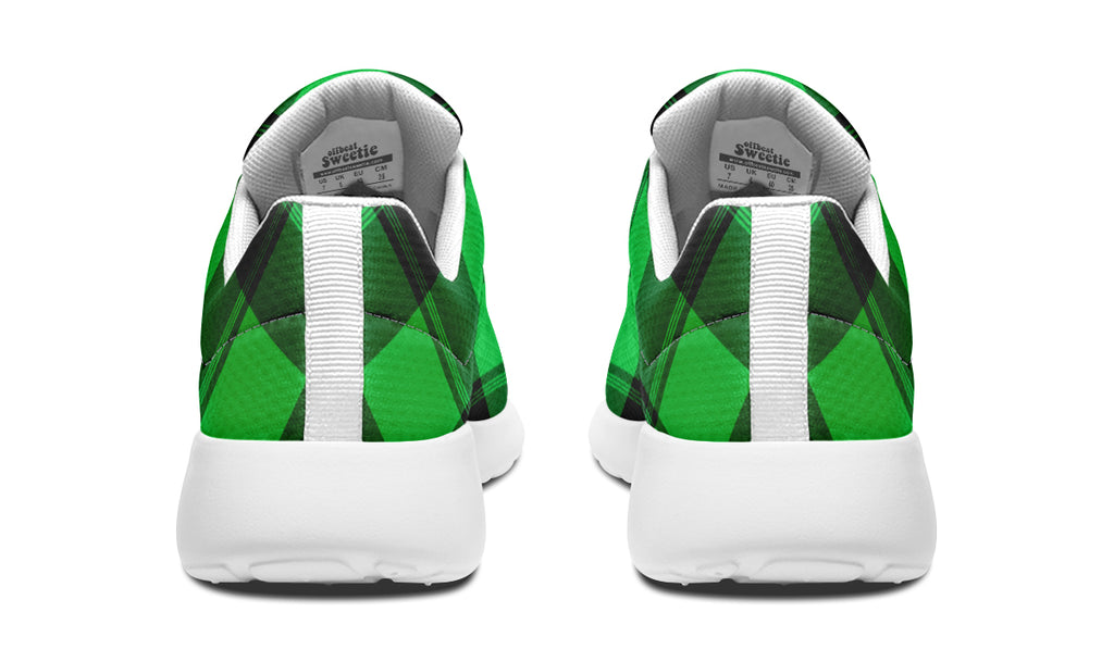 Lucky Green Plaid Sneakers