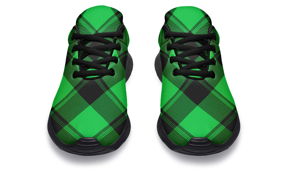 Lucky Green Plaid Sneakers