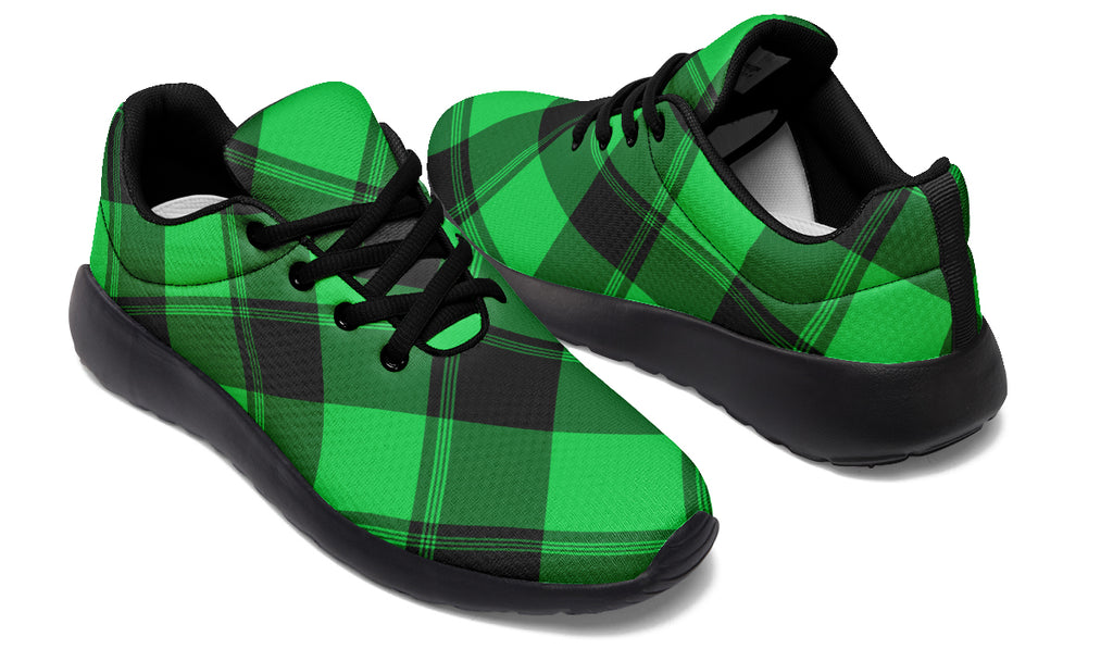 Lucky Green Plaid Sneakers