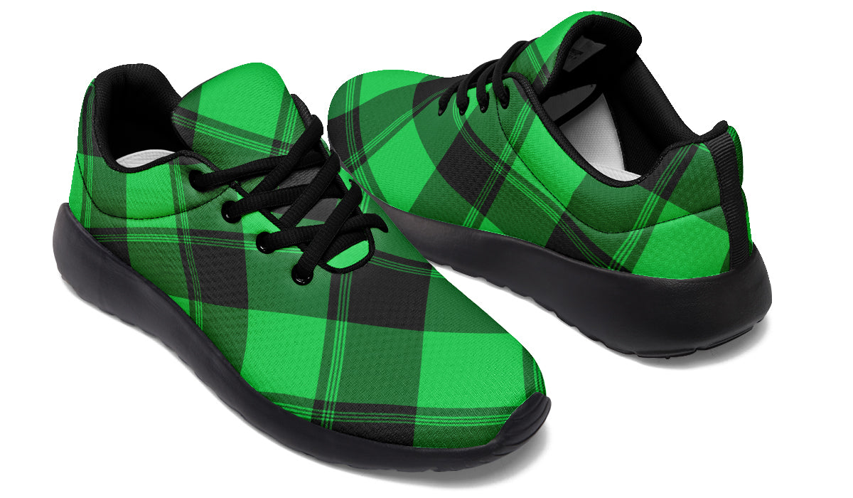 Lucky Green Plaid Sneakers