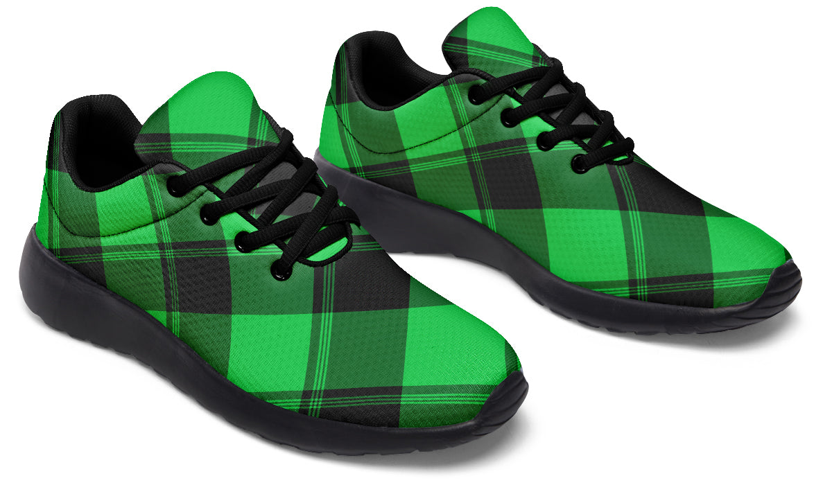 Lucky Green Plaid Sneakers