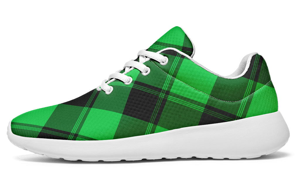 Lucky Green Plaid Sneakers