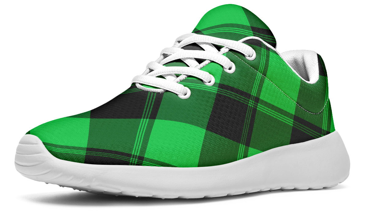 Lucky Green Plaid Sneakers