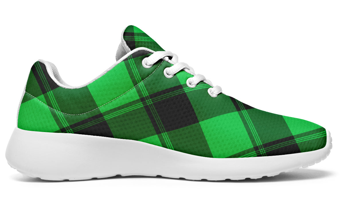 Lucky Green Plaid Sneakers