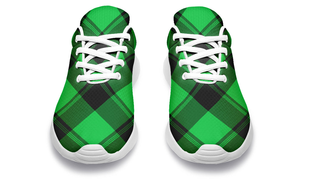 Lucky Green Plaid Sneakers