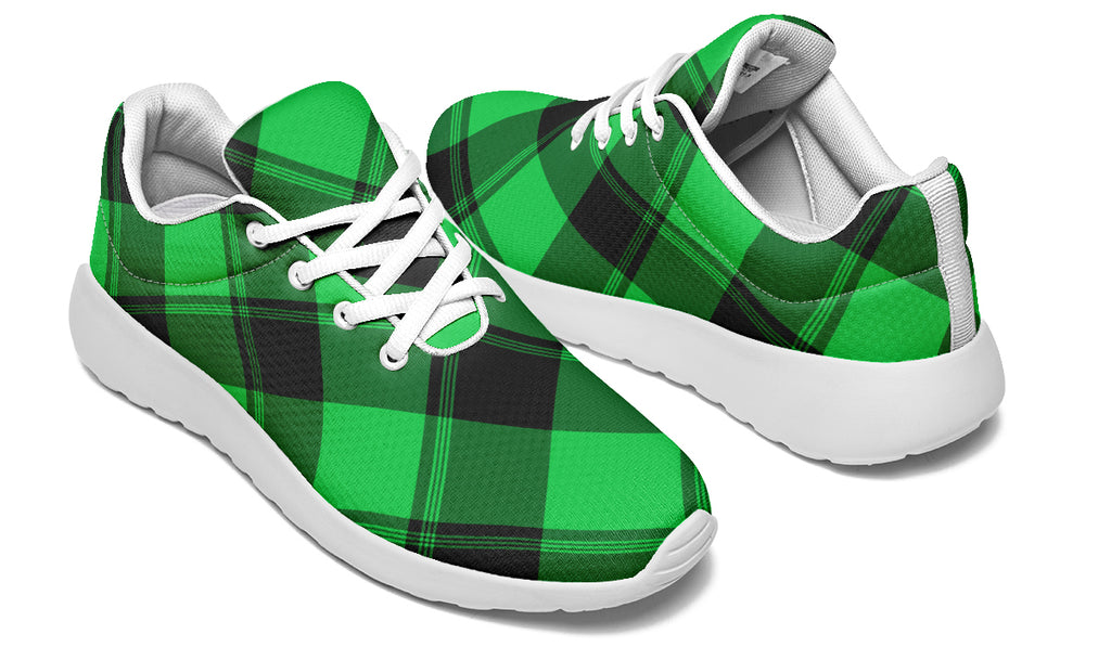 Lucky Green Plaid Sneakers