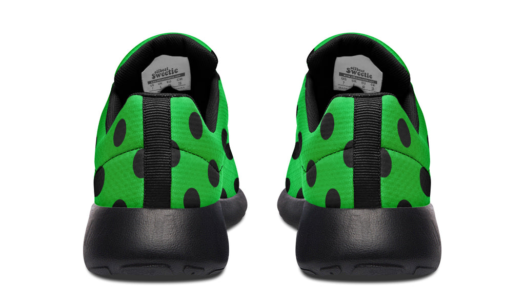 Lucky Green Polka Dot Sneakers
