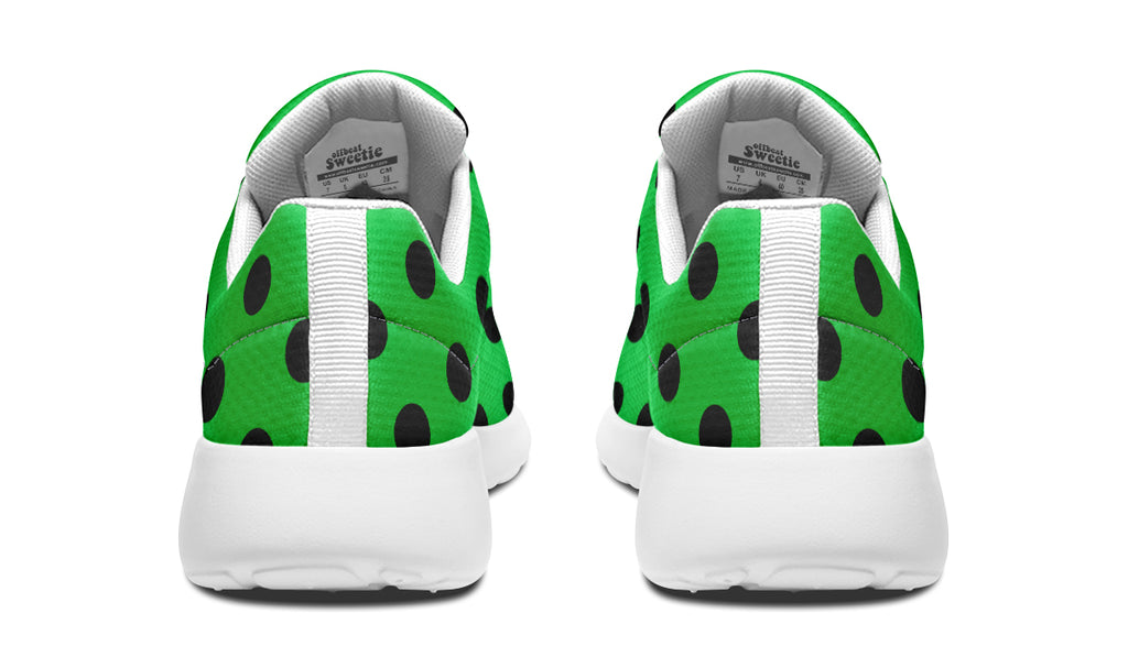 Lucky Green Polka Dot Sneakers