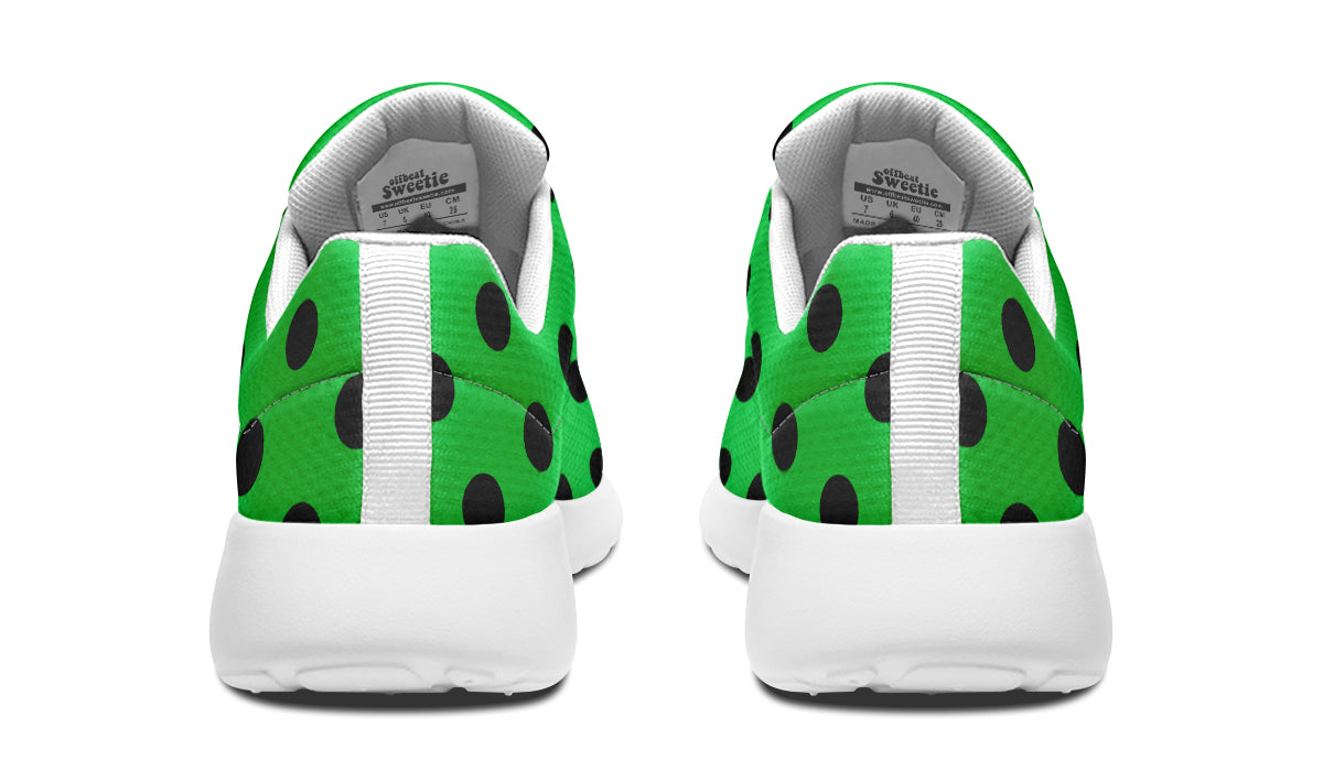 Lucky Green Polka Dot Sneakers