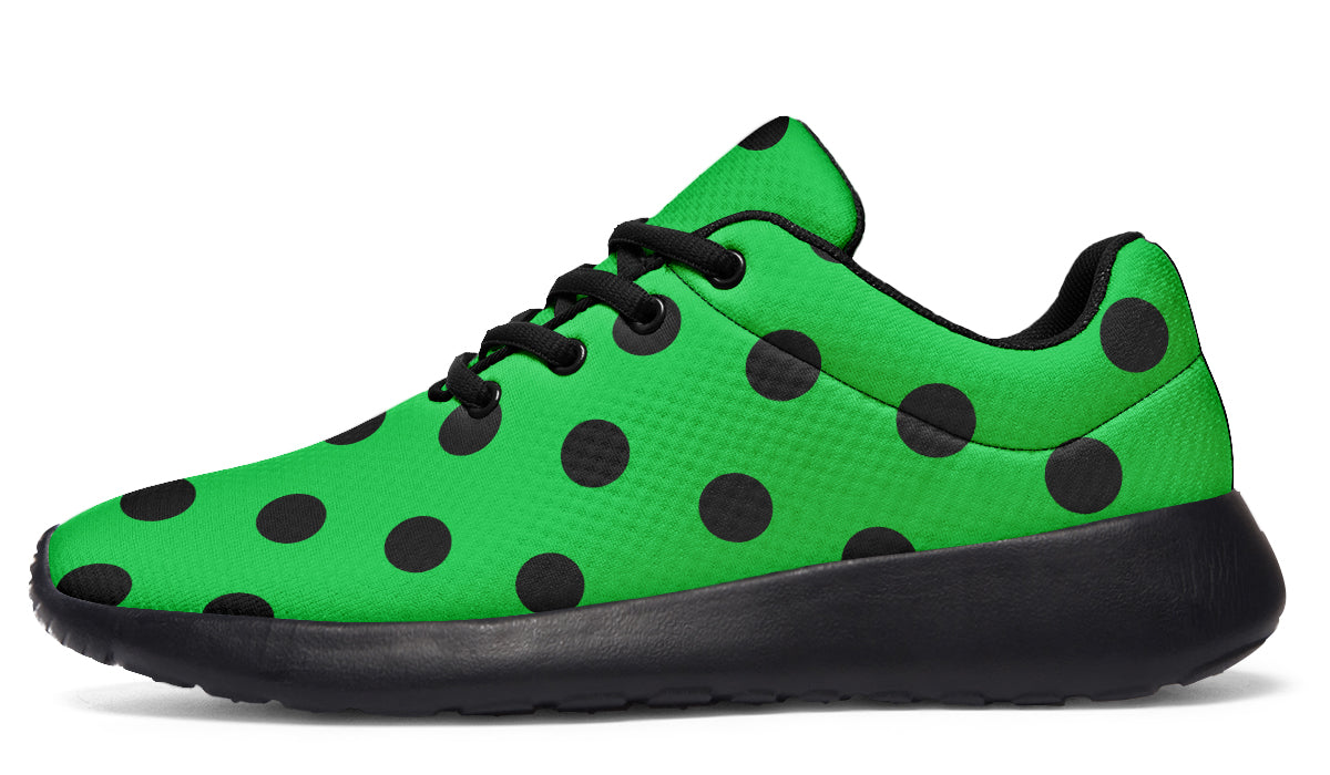 Lucky Green Polka Dot Sneakers