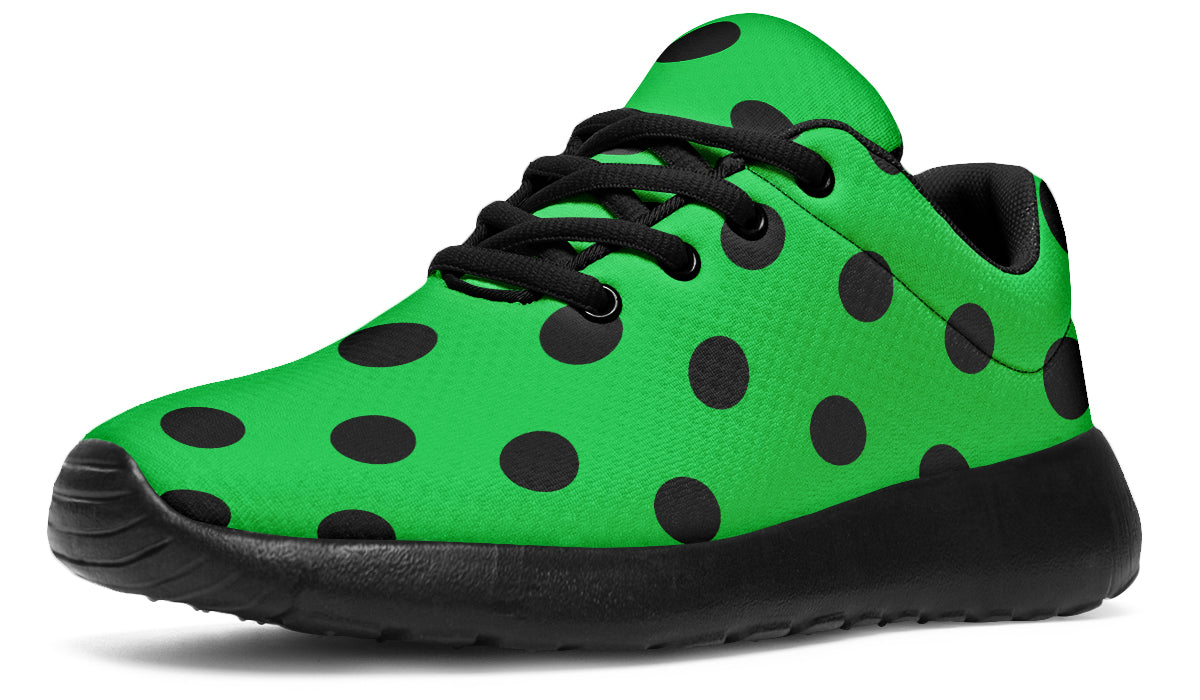 Lucky Green Polka Dot Sneakers