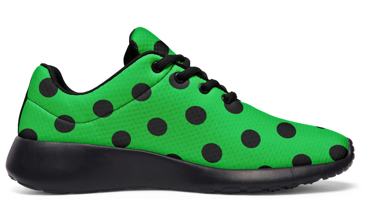 Lucky Green Polka Dot Sneakers
