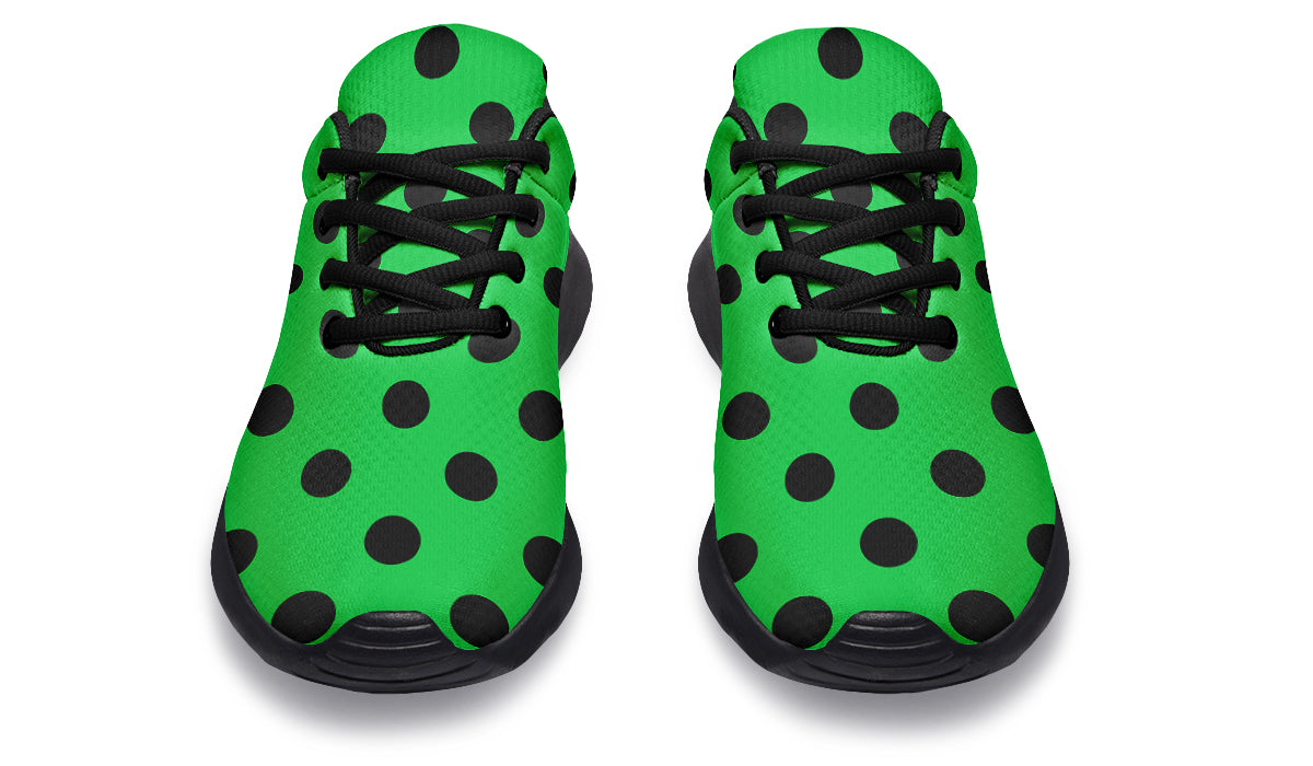 Lucky Green Polka Dot Sneakers