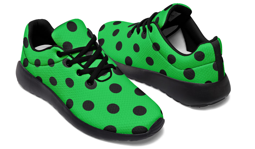 Lucky Green Polka Dot Sneakers