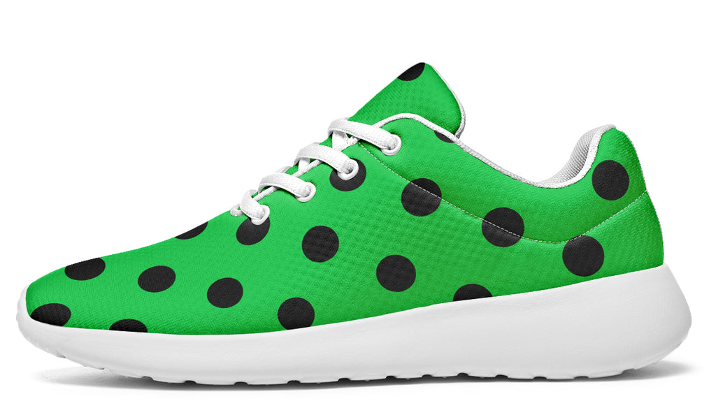 Lucky Green Polka Dot Sneakers