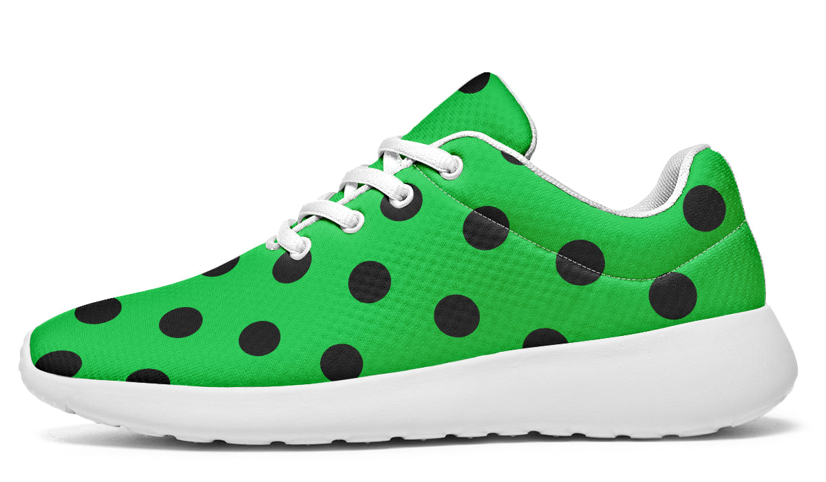 Lucky Green Polka Dot Sneakers