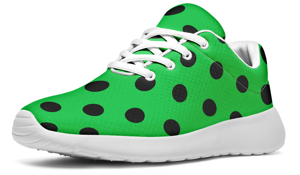 Lucky Green Polka Dot Sneakers