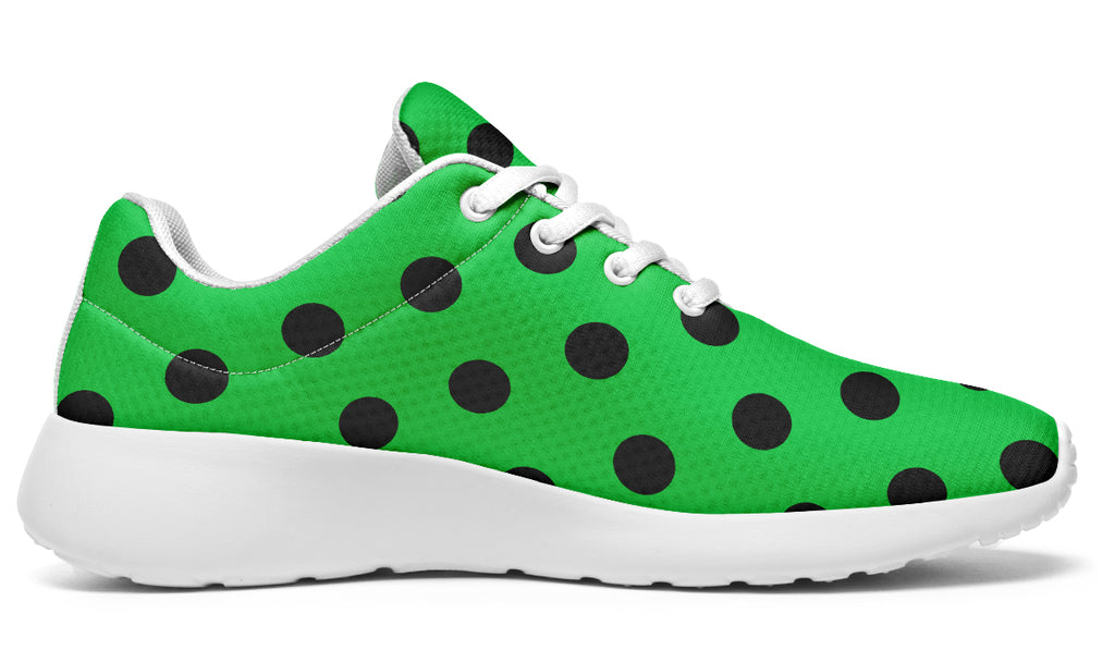Lucky Green Polka Dot Sneakers