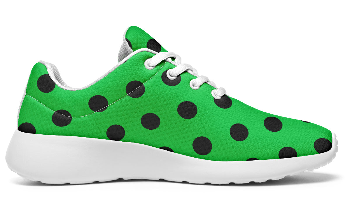 Lucky Green Polka Dot Sneakers