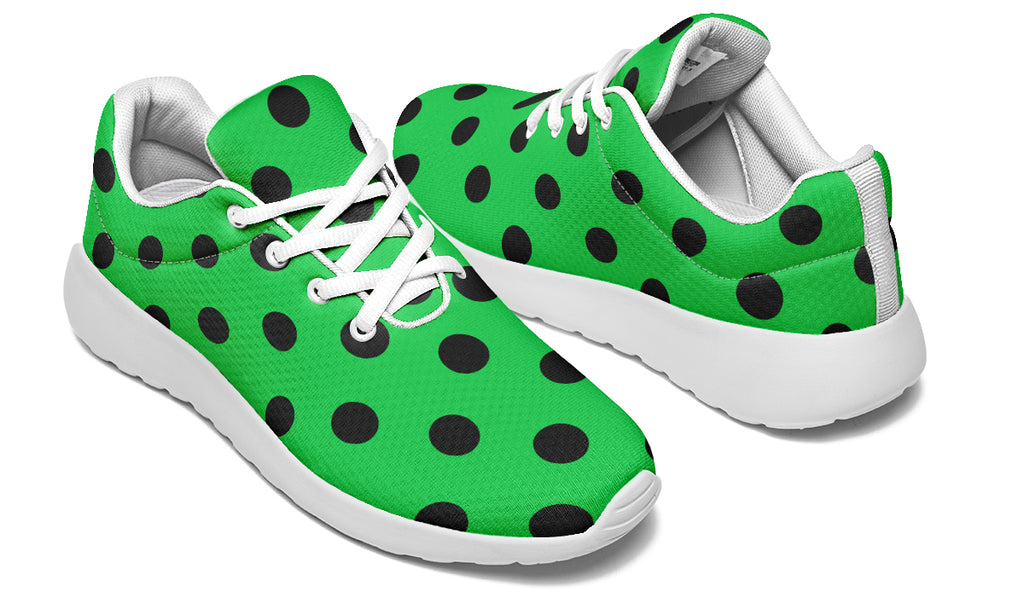 Lucky Green Polka Dot Sneakers