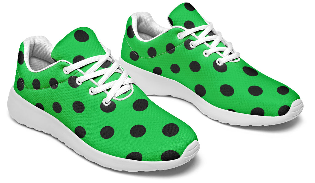 Lucky Green Polka Dot Sneakers