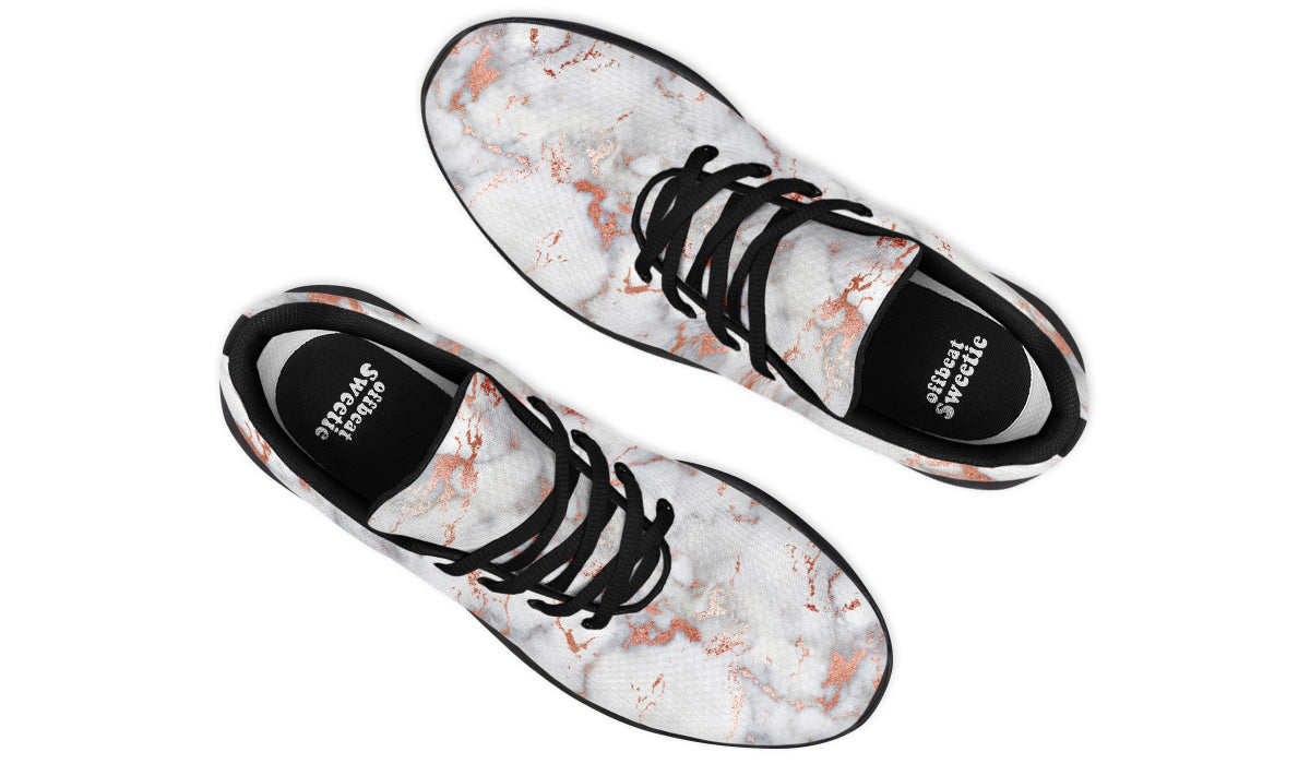 Marble Blush Sneakers - Offbeat Sweetie