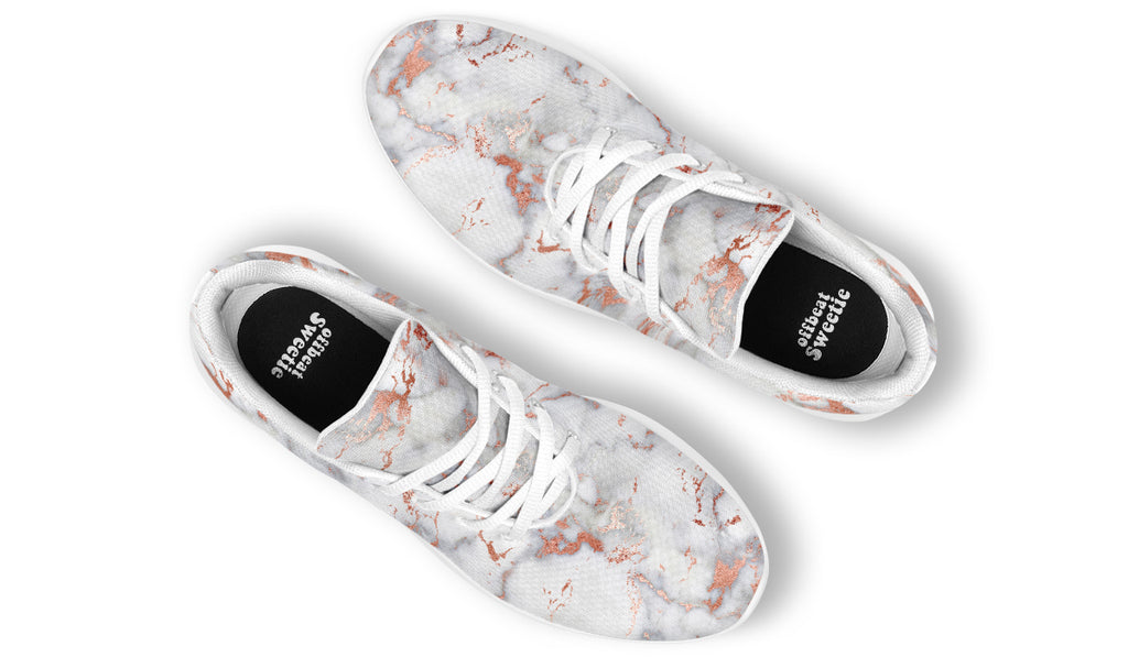 Marble Blush Sneakers - Offbeat Sweetie