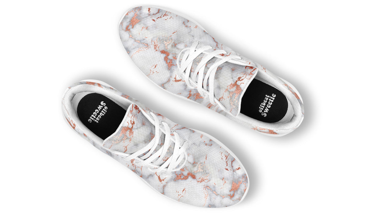 Marble Blush Sneakers - Offbeat Sweetie