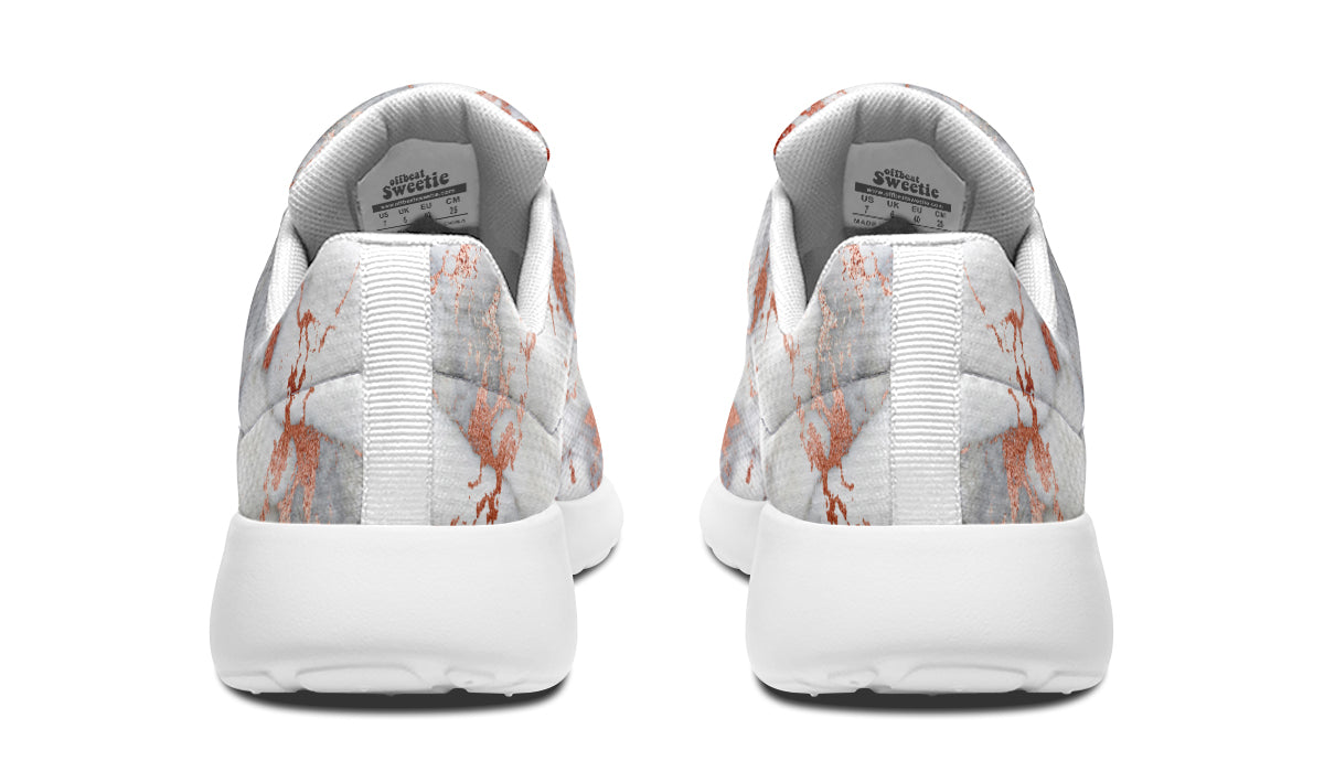 Marble Blush Sneakers - Offbeat Sweetie